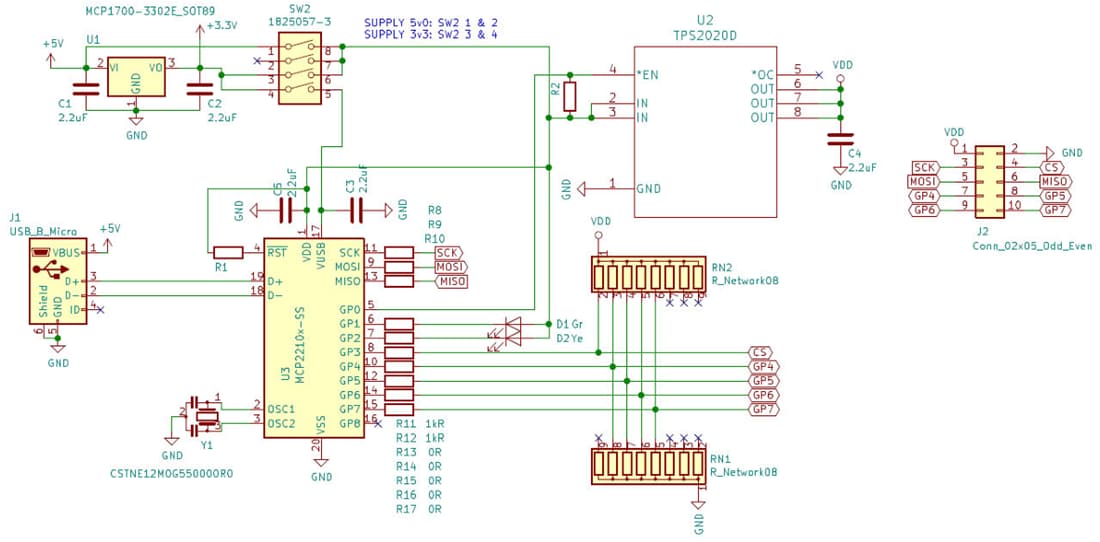 Schéma - Broadcom Kits de programmation SPI HEDS-9930 (E2/E2L)